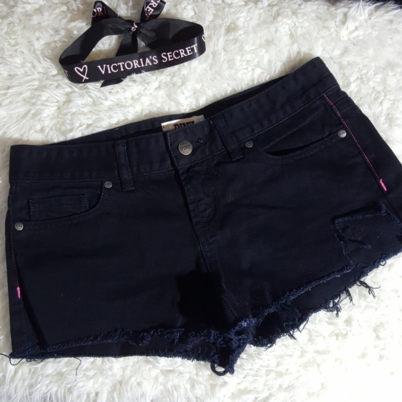 Victoria's Secret Pants - VS PINK distressed shorts 0